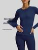 Women's Slim-Fit Long-Sleeve Yoga and Running Top