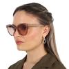 Salvatore Ferragamo Beige Cat Eye Ladies Sunglasses Sf1073s 278 54