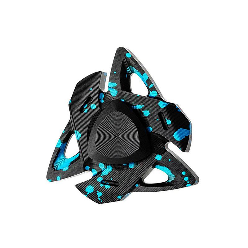 SCIONE Светящийся гироскоп для пальца Алюминиевый гироскоп для пальца Металлический красочный светящийся вращающийся антистресс