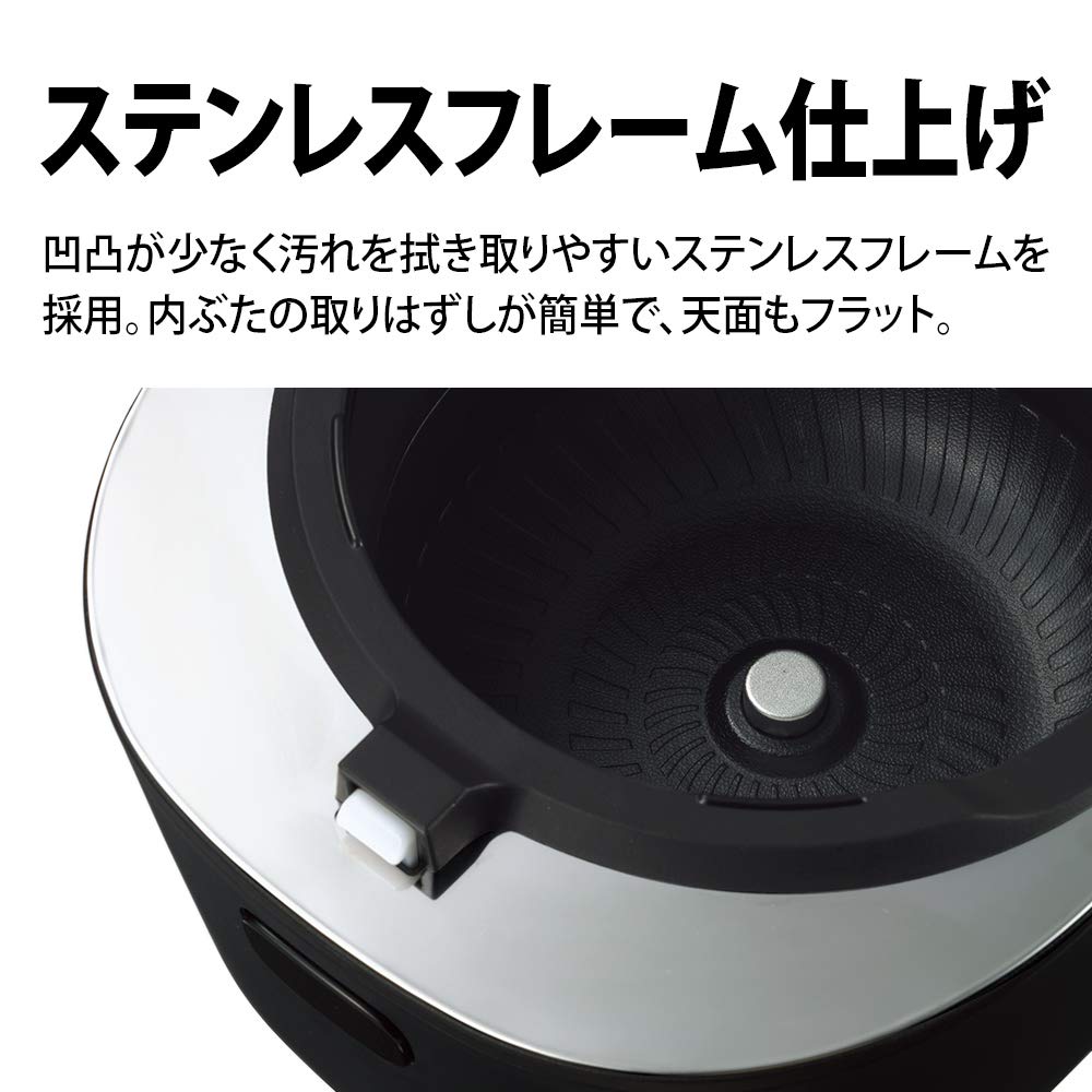 Sharp Rice Cooker IH 3 Cups PLAINLY Heat White Takumi's KS-HF05B-W