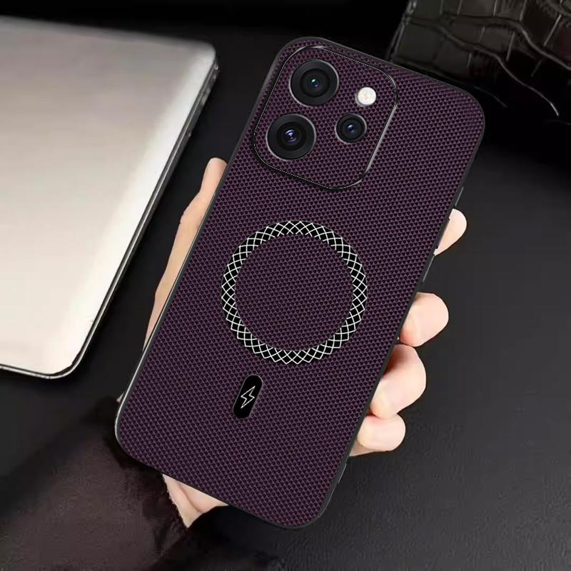 Biruiqu OPPO Reno 15 Pro Новый Ультратонкий Магнитный Кожаный Ударопоглощающий Защитный Чехол для Телефона