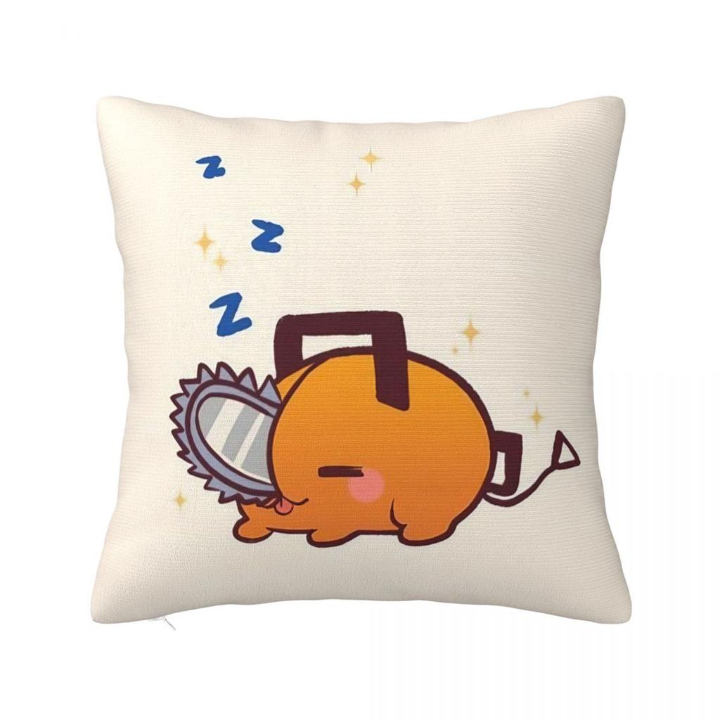 Anime Chainsaw Man Square Pillow Cases Cushion Cover Awesome Zippered Decor Throw Pillow Case Cover for Car