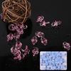 50pcs Pink Mini Pacifiers Baby Girl Boy Nipple Shower Party Favor Cake