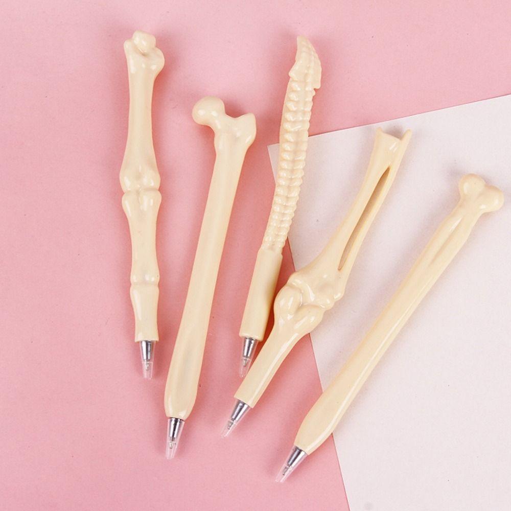 Quality Lifelike Bone Shape Writing Tools Students Ballpoint Pen Neutral pen Gel Pen Stationery