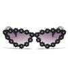 7313 Children'S Cartoon Cat Eye Sunglasses, New Baby Sunshade Cute Flower Glasses, Girls' Fashion Sunglasses