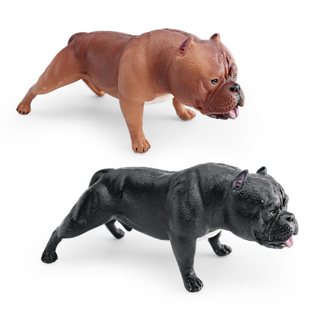 Американский Булли Питбуль ПВХ Модель Животного для Обучения Ребенка и Домашнего Декора