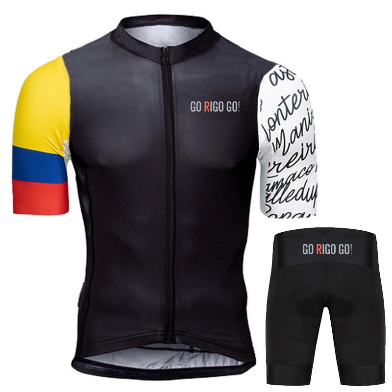 Cycling Jersey Men Summer Short Sleeve MTB Bicycle Wear Cycling Clothings Bicycle Uniforme Maillot Jersey Set