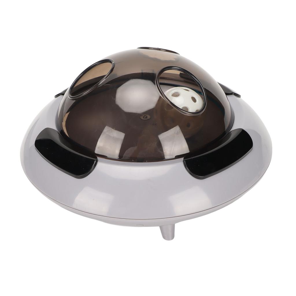 Cat Electric Feather Toy Low Noise Boredom Relief Flying Saucer Shape Interactive Funny Cat Toy for Exercise Training