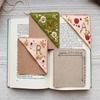 Personalized Hand Embroidered Corner Bookmarks Felt Triangle Markers Bookmarks Gifts For Reading Lovers YLE049
