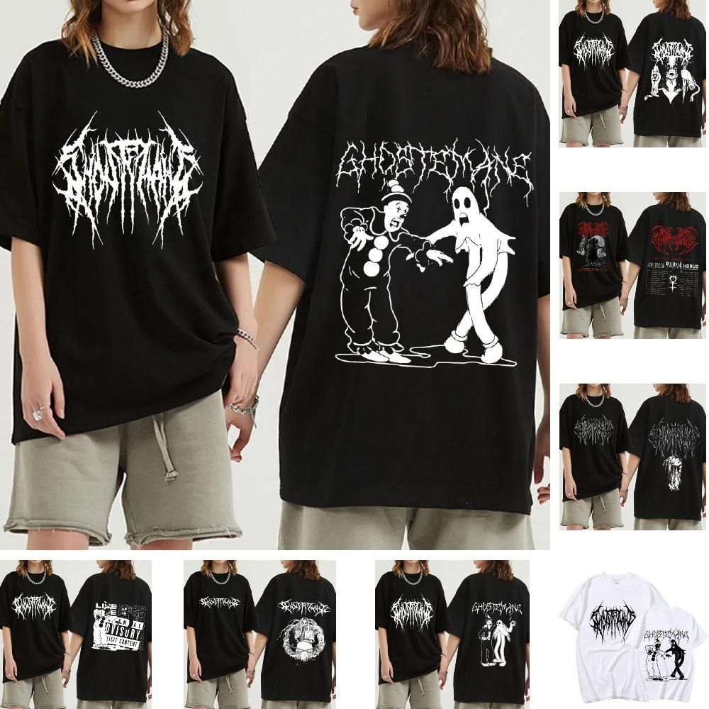 Футболка с графическим принтом Ghostemane, модная мужская футболка с короткими рукавами, Харадзюку, хай-стрит, американская мода, мужская и женская летняя футболка