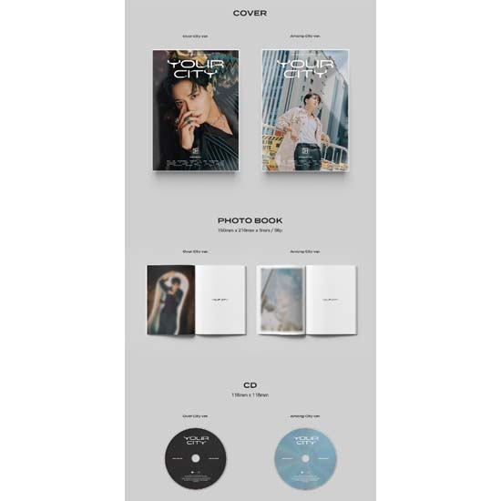 JUNG YONG HWA 2nd Mini Album 'YOUR CITY