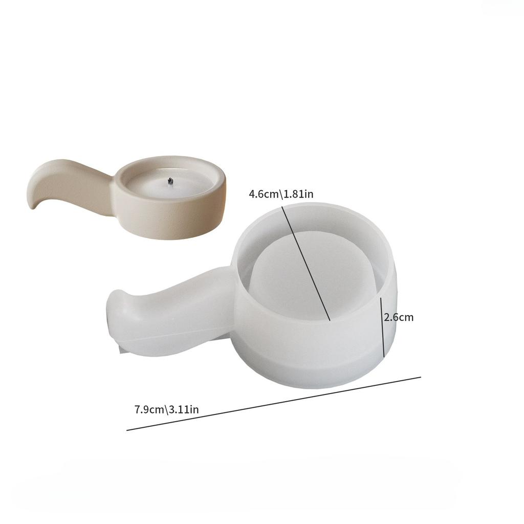 DIY Mold, Cement Gypsum Candle Mold, Aromatherapy Oven, Castle Candle Holder, Tea Warmer, Heating Insulation, Tea Maker, Silicone Mold