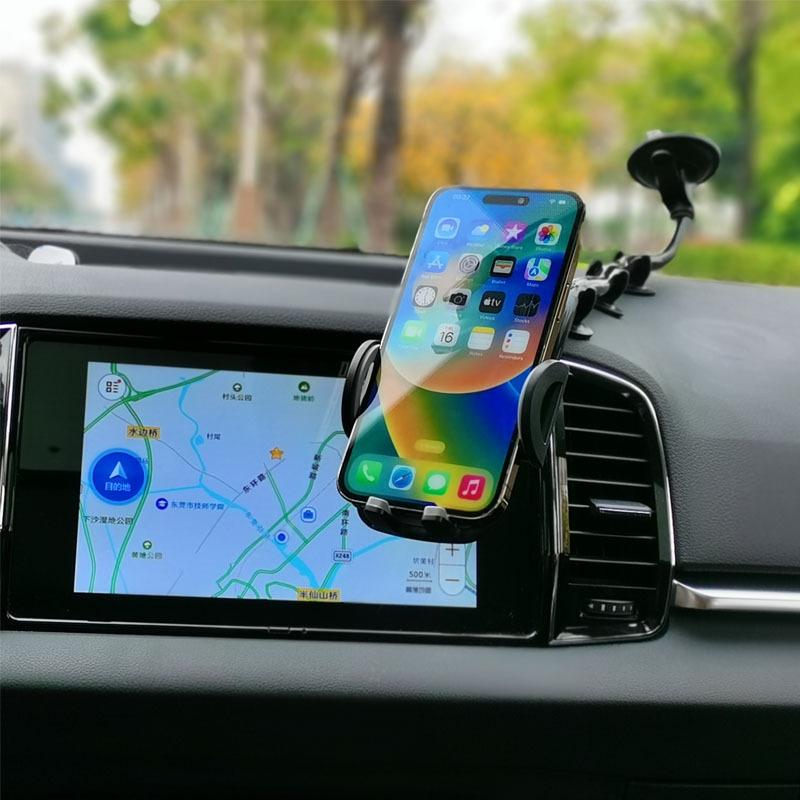 17MM Ball Head Hose Sucker Base For Xiaomi Wireless Car Charger 20W Car Mobile Phone Tablet Holder Accessories 4 Lengths