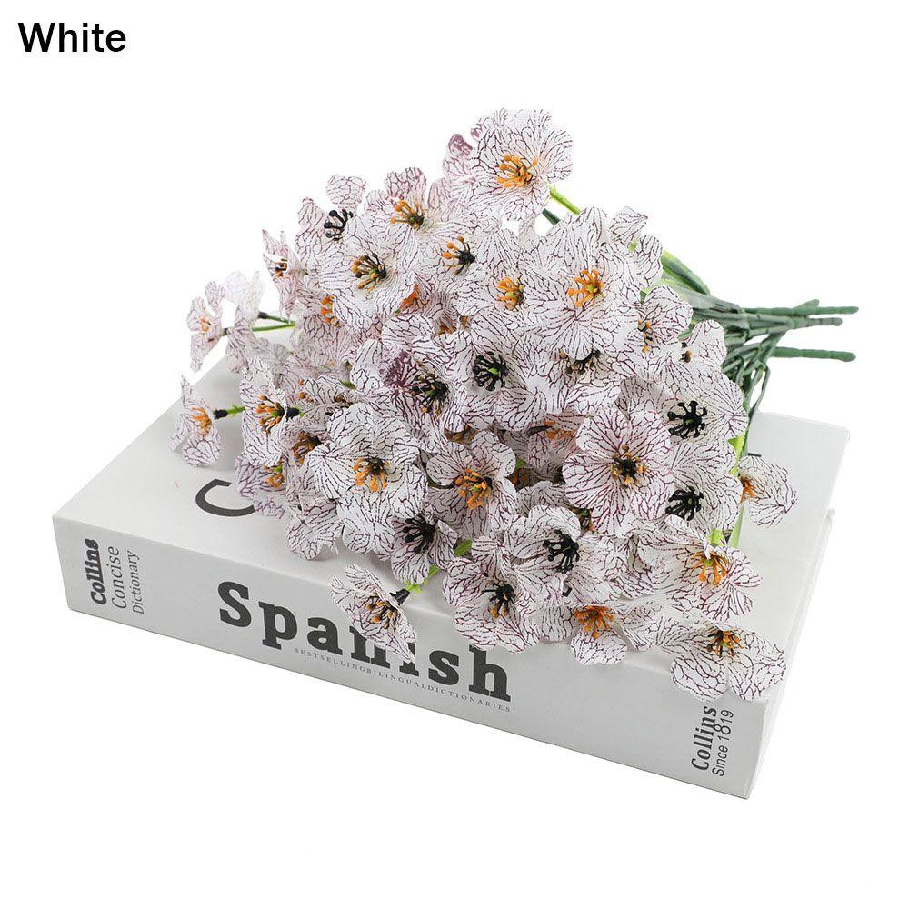 New Outdoor UV Resistant Plastic Plants Garden Porch Decor Artificial Flowers Fake Flowers