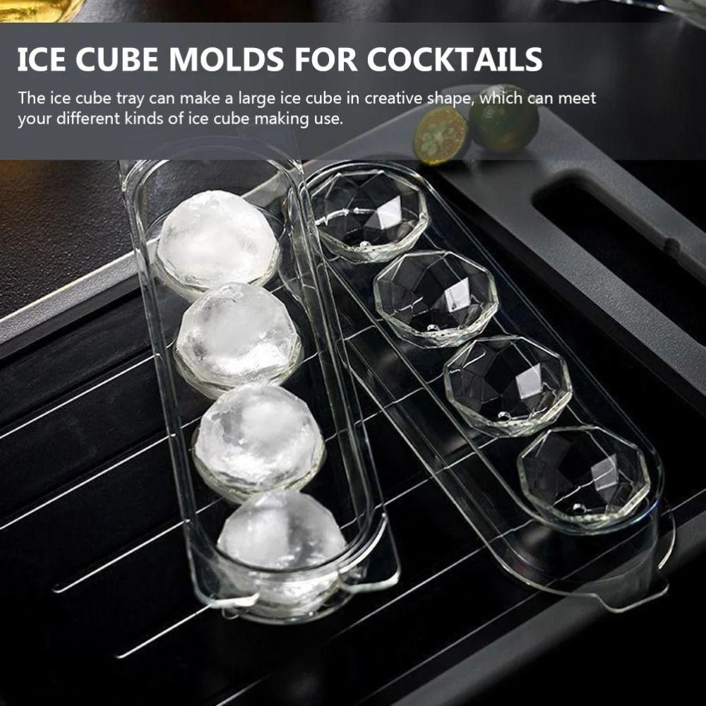 Reusable Design Ball Shaped Ice Mold Low Temperature Resistant Ice Ball Mold Kitchen Accessory