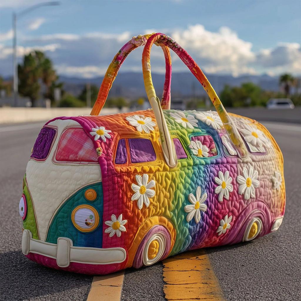 3D Chicken Series Quilted Pleated Cotton Travel Bag Fashion Printed Ladies Yoga Bag Handbag