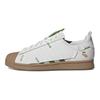 adidas Оригинальные кроссовки Originals Melting Sadness X Superstar Karoro Hole Casual с мыском-ракушкой, унисекс, белые, зеленые, коричневые H06342