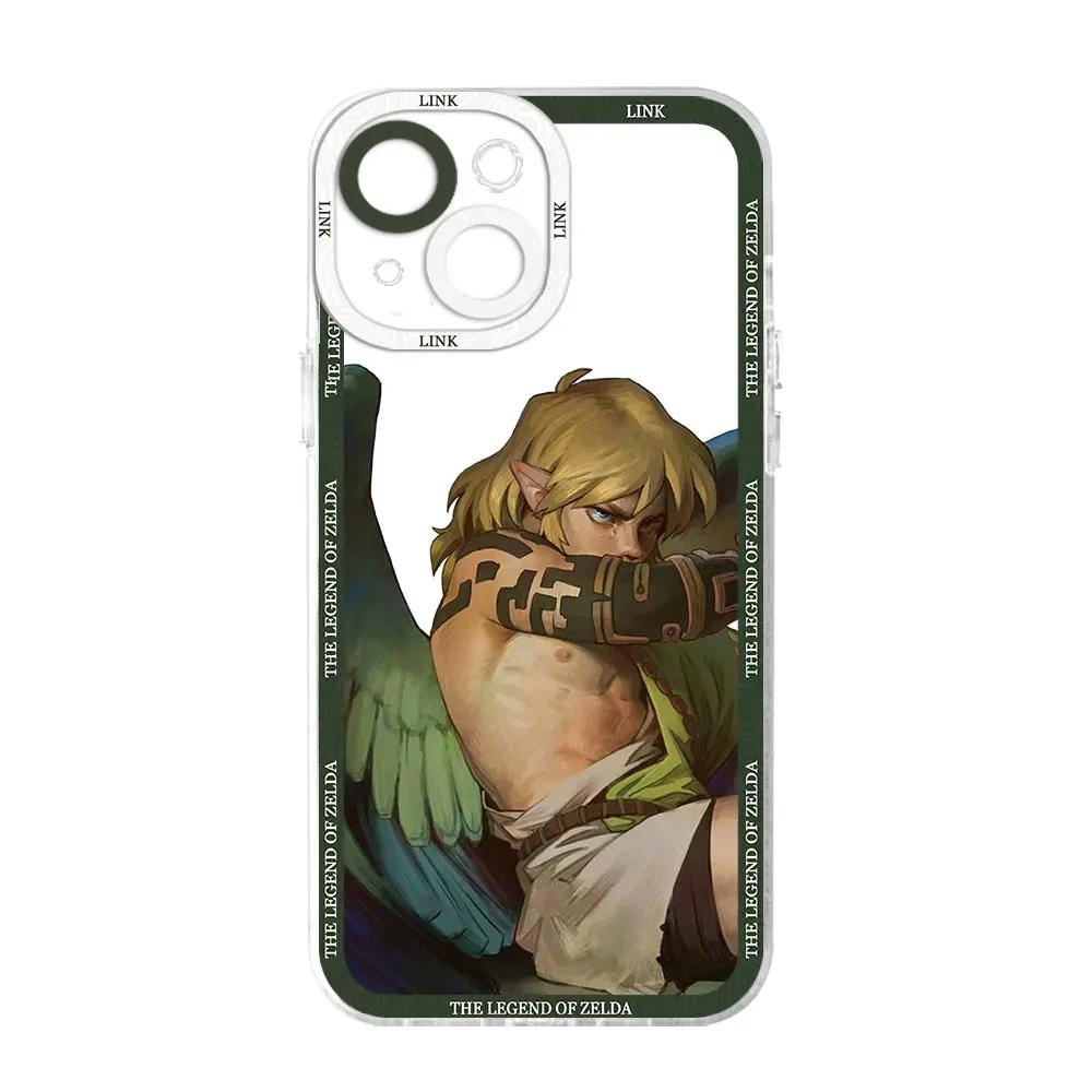 Чехол для телефона Игра The Legend of Zelda Для iPhone 16 15 14 13 12 11 Pro Max XS X XR 7 8 SE Линк Мифа