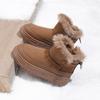 TUINANLE Women's Winter Snow Boots Simple Thick Sole Down Cotton Shoes Thickened Warm Boots
