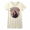 Женская футболка Janis Joplin Nouveau Circle Natural Junior