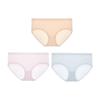 Langerie Women's Antibacterial Mid-Low Waist Briefs (3-Pack)