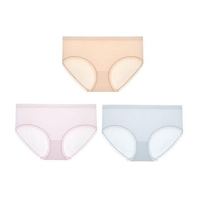 Женские антибактериальные трусы-слипы средней посадки (3-Pack)