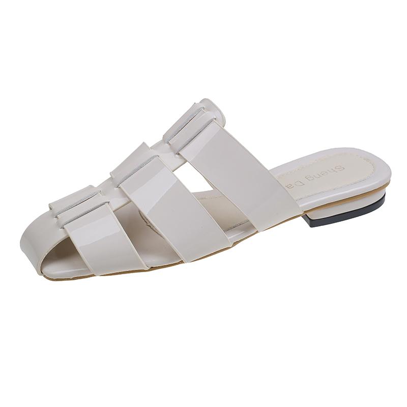 Fashion 2025 Mules for Woman Flat Heeled Casual Shoes Comfortable Outdoor Slippers Beach Shoes Sandals Soft Bottom mulles Mujer