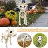 Cow Horse Spooky Skeleton Halloween Reusable Outdoor House Haunted Props Ornment Graveyard Deco P6Y9