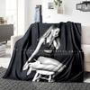 Ariana Grande'S Artistic Pose Blanket Soft Throw Blanket For Home Bedroom Bed Sofa Travel Office Solid Christmas Blanket