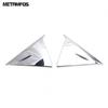 For Toyota Yaris Cross     2024 Chrome Side Tail Wing Rear Window Spoiler Cover Trim Sticker Car Accessories