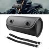 Motorcycle Saddlebag Handlebar Bag Luggage PU Leather Easy Installation