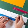 Student 30CM Ruler Home Aluminum Zinc Zinc Alloy Foldable Ruler Metal Ruler Folding Ruler Measuirng Ruler