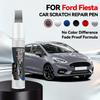 Для Ford Fiesta Автомобильный ремонтный маркер краски Подкраска Удаление царапин Сделай сам Автоаксессуары Черный Коричневый AK5C Белый Серебристый FDR22V Желтый