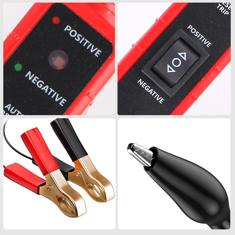 Инструмент для диагностики электрической системы, светодиодный светильник, силовой зонд, ручка, многофункциональный тестер автомобильных цепей с автоматическим сканированием мощности