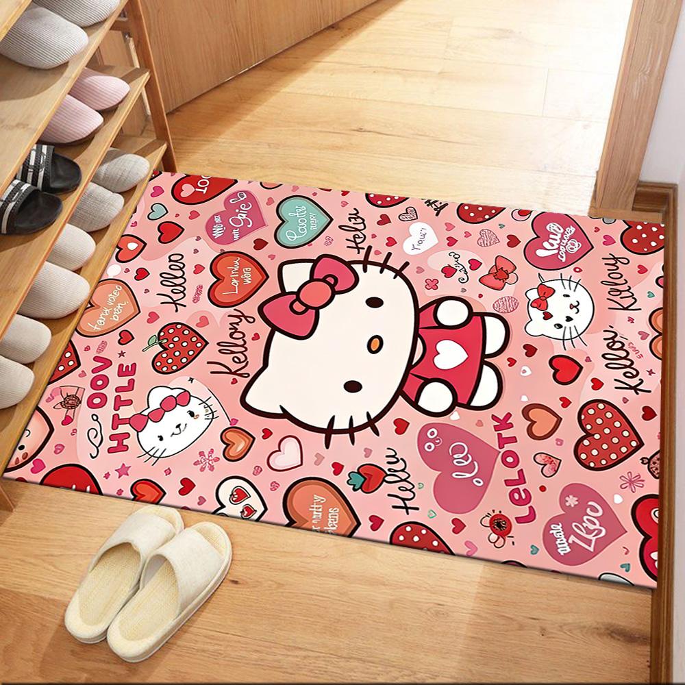 Hello Kitty Halloween Party Square rugs are a great choice for living rooms, bedrooms, home décor, and as gifts.