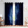 Мечтательная галактика звездное небо 3D печатные шторы затемняющие шторы подходят для спальни гостиной кабинета декоративные шторы