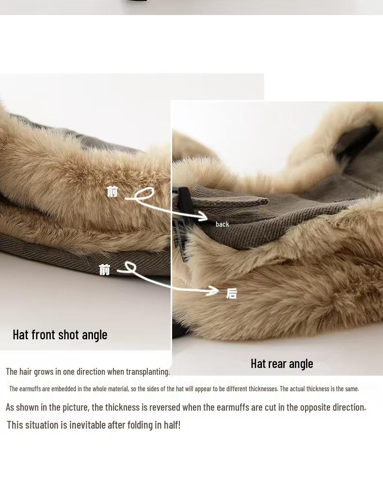 Унисекс Зимняя Утепленная Ветрозащитная Шапка-Ушанка с Плюшем