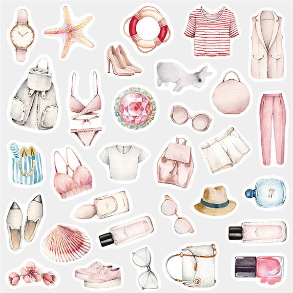 Детские наклейки в виде мультяшных собак