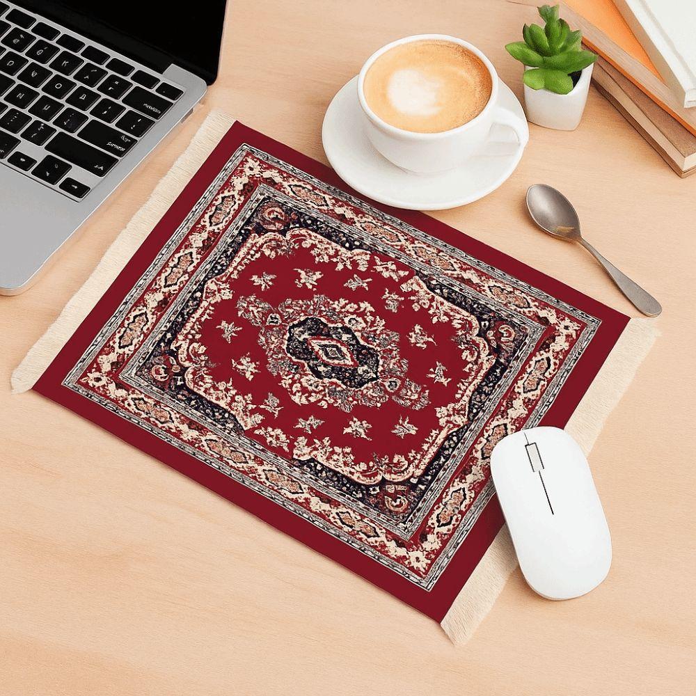 Изысканный принт коврик для мыши персидский коврик для компьютерного стола ретро кисточка коврик для мыши офис