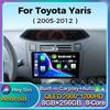 Android 14 Carplay Auto WIFI+4G Автомагнитола Для Toyota Yaris 2005 - 2012 Мультимедийный GPS Видеоплеер Стерео 2din DVD DSP Головное устройство