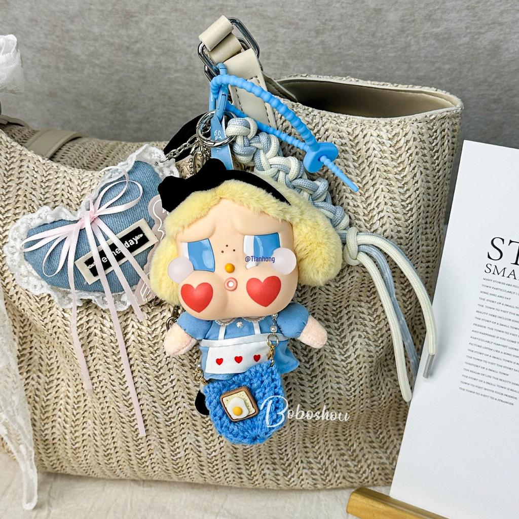 Pink Plush Crying Baby Doll Pendant/Backpack Accessory