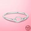 925 Серебряный Оригинальный Браслет Me Fit Brand Me Charm Бусины Мода Узел Бесконечности Женщины Femme Браслет Роскошные Ювелирные Изделия