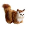 Kids Toy Fake Cat Soft Kitten Doll Baby Toy Cat Model Plush Cat Toys Stuffed Kitten Simulation Cat
