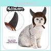 Creative Costume Pet Wig Set Featuring Playful Horns And Adorable Hairstyle Bob