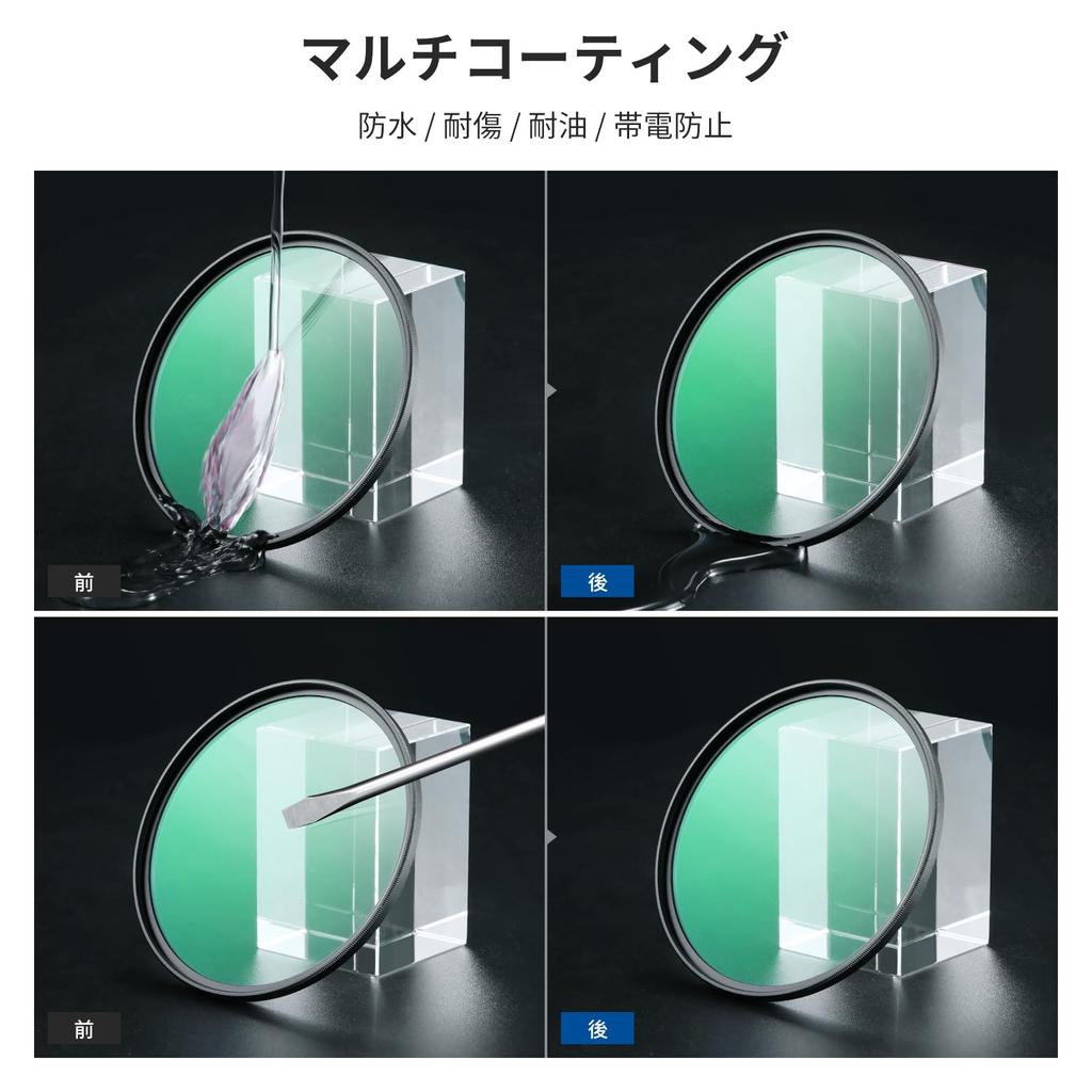 NEEWER 55mm Black Diffuse Filter Movie Effect Lens Filter Camera Lens Filter with Cleaning Cloth Ultra Optical Nano Coatings for 1/8