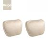 2Pcs Top Quality Suede Car Headrest Neck Support Seat Soft Universal Adjustable Car Pillow Neck High Resilience Rest Cushion