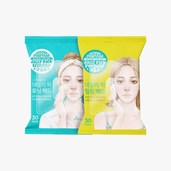 Выберите 1 из 2 антистрессовых ежедневных прокладок Arial Pick Pads