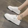 Маленькие белые туфли женские модели весна и осень сотня с мягкой подошвой удобные туфли для сноуборда студенческие спортивные повседневные туфли