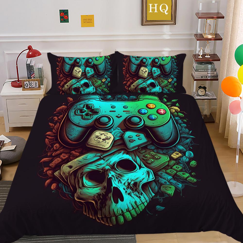 3D игровая консоль с принтом, комплект постельного белья, покрывала, один размер, высокое качество, модный домашний текстиль
