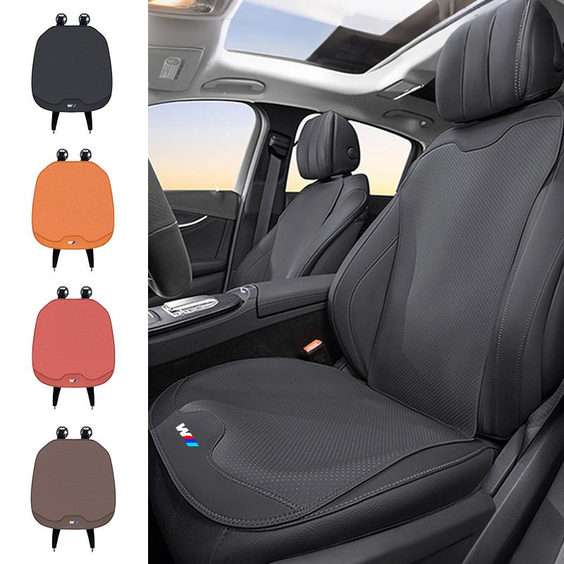 For BMW E87 Car Seat Cover Sweatproof Breathable Anti-slip Seat Mat Pad For BMW M E46 E36 E34 F10 E90 F30 E60 F30 E53 E30 E92 E87 Sticker
